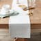 DII® 108" Tonal Recycled Cotton Slubby Rib Table Runner